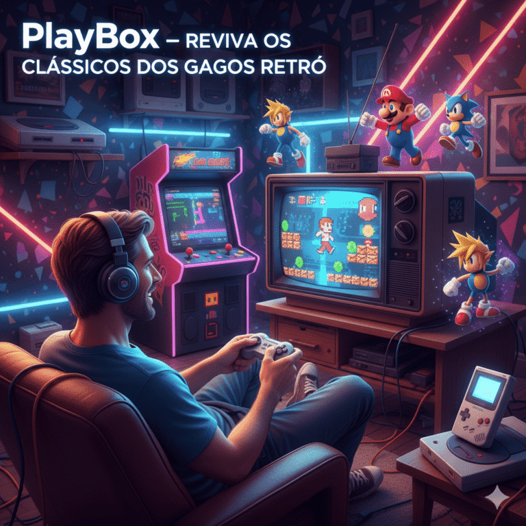 PlayBox: Reviva os Clássicos dos Jogos Retrô em um Só Lugar