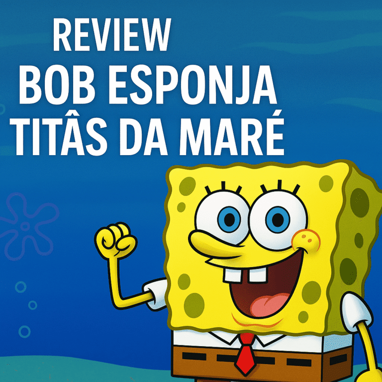Review Bob Esponja Titãs da Maré na playbox