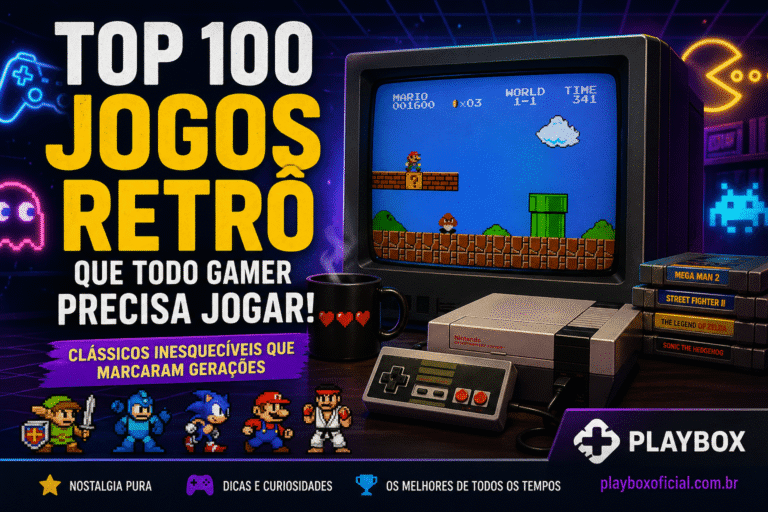 Os 100 jogos retrô que todo gamer precisa jogar