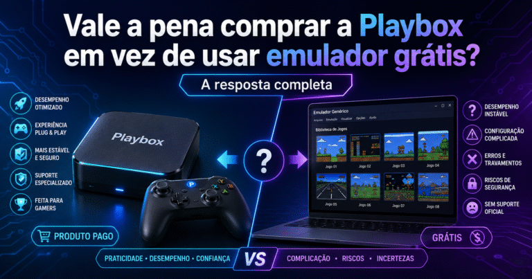 Vale a pena comprar a playbox em vez de usar emulador grátis